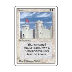 WOTC MtG Unlimited Castle (U) EX - Image 1