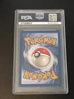 1999 POKEMON TCG BASE SET #16 ZAPDOS-HOLO PSA 8 - Image 2