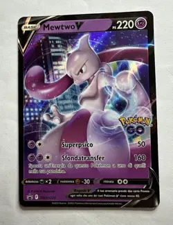 Mewtwo V Full Art Black Star Promo SWSH229 Pokemon TCG “Near Mint” - Image 1