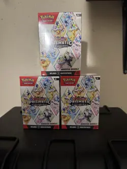 Pokemon Prismatic Evolutions Booster Bundle Lot (3 Pack) SEALED Factory New - Image 1