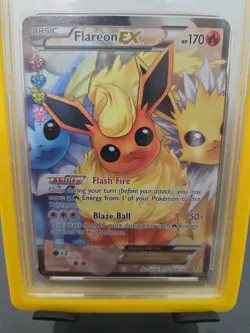 2016 Pokemon XY Generations Radiant Collection #RC28 FA Flareon EX PSA 8 NM-MT - Image 2