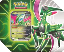 POKEMON PARADOX CLASH (WALKING WAKE EX / IRON LEAVES EX) 6-TIN CASE - Image 5