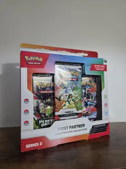 Pokemon TCG First Partner Illustration Collection Series 2 SEALED 3 Packs Promo - Image 2