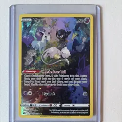 Pokemon TCG Mew GG10/GG70 Crown Zenith Galarian Gallery Ultra Rare Holo - Image 1