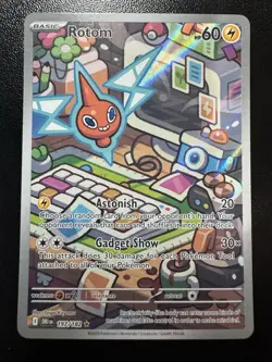 Pokemon TCG Rotom 197/182 Destined Rivals Full Art Illustration Rare Holo - Image 1