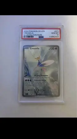 PSA 10 Gem Mint Cresselia 071/064 Sv: Shrouded Fable Holo Pokemon TCG - Image 1