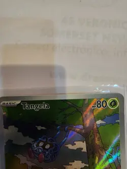 Pokemon TCG Scarlet & Violet 151 Tangela 178/165 Illustration Rare IR NM SV Holo - Image 4