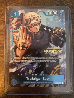 One Piece TCG - Trafalgar Law (ST03-008) Championship 2024. English - Image 1