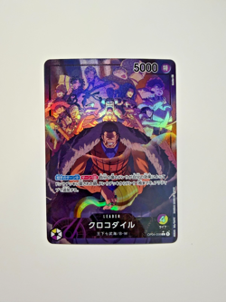 One Piece - Crocodile OP04-058 L Alt Art Kingdoms of Intrigue - JAPANESE - Image 1