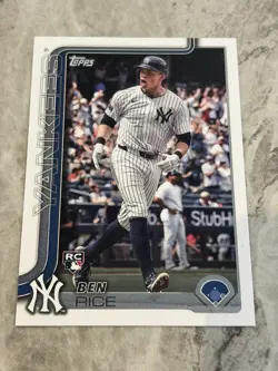 2025 Topps Series One Baseball Ben Rice No. 337 New York Yankees - Image 1