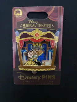 Disney Parks Magical Theater Belle Beauty and the Beast Pin 2026 New LE 4500 Pin - Image 1