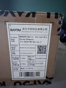 Sealed Case (16 Boxes) KAYOU NARUTO Smriti Card Chapter Jin English Series 2 - Image 3