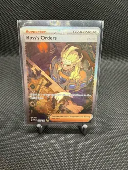 Pokemon TCG Boss's Orders 265/193 Sv02: Paldea Evolved Holo Full Art LP - Image 5