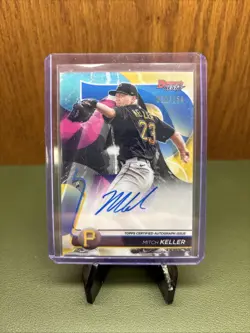 2020 Bowman's Best Mitch Keller Auto Pittsburgh Pirates #B20-MK #’d/150 - Image 1