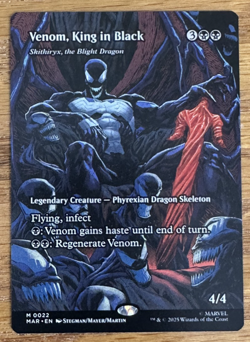 MTG Marvel Eternal-Legal, Venom, King in Black (Skithiryx, the Blight Dragon) - Image 1