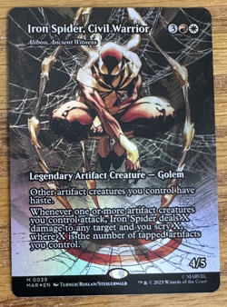 MTG Marvel Eternal-Legal, Iron Spider, Civil Warrior - Foil - Image 1