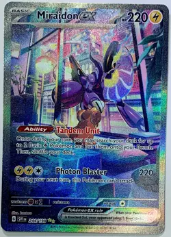 Koraidon ex 247/198 & Miraidon ex 244/198 Special Illustration Rare (2 card lot) - Image 4