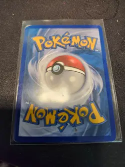 Pokemon Ninetales Holo Rare Card 7/123 Cracked Ice error - Image 3