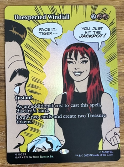 MTG Marvel Eternal-Legal, Unexpected Windfall - Foil - Image 1