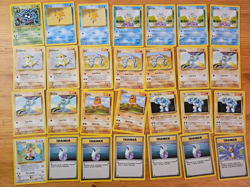 Pokemon Base Set Unlimited Lot of 38 Cards Well Played Duplicates SEE PHOTOS. - Image 1