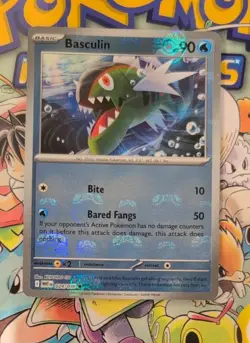 Basculin 024/086 White Flare Masterball Holo Pokemon Card - Image 1