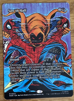 MTG Marvel Eternal-Legal, Saw in Half - Image 1