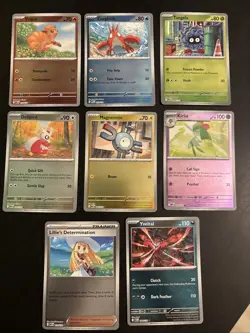 Pokemon MEGA EVOLUTION - 8 Card Lot Reverse Holo -NM Mint - Image 1