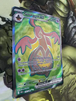 Gourgeist ex 102/086 Me04: Chaos Rising Holo Pokemon TCG Card Nm - Image 2