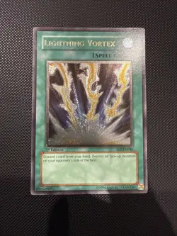 Yu-GiOh! Lightning Vortex EURO Ultimate Rare Card FET-EN040 1st Edition NM - Image 3