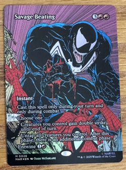 MTG Marvel Eternal-Legal, Savage Beating - Foil - Image 1