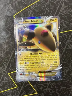 Ampharos EX 27/98 Holo XY Ancient Origins Pokemon Card - Image 1