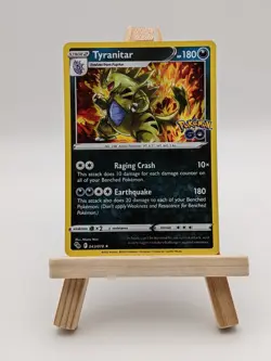 Tyranitar 43/78 Pokemon Go Ultra Rare Holo Card Mint - Image 1