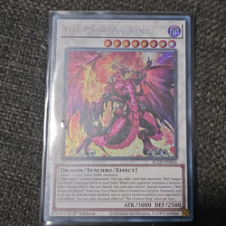 Konami Yu-Gi-Oh! The Crimson King Blazing Dominion Dragon Synchro 1st Ed BLZD-E… - Image 1
