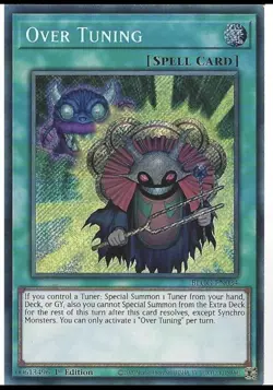 Yugioh Over Tuning BLGG-EN034 Secret Rare Holo 1st Edition English - Image 1