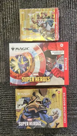 MTG Marvel Super Heroes - Collector Booster LOT!! ( 3 SEALED PRODUCTS ) - Image 1