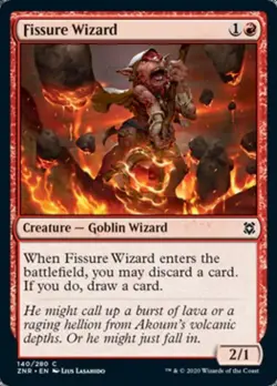 Fissure Wizard - Near Mint MTG Zendikar Rising - Image 1