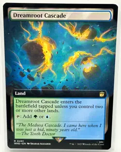 Dreamroot Cascade (Extended Art) Doctor Who, MTG Magic the Gathering, REGULAR NM - Image 1