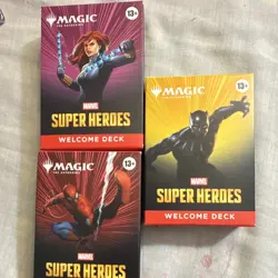 Magic: The Gathering Marvel Super Heroes Welcome Deck Lot 3 13+ Spider-Man - Image 1
