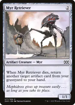 Myr Retriever 277 Double Masters Magic: The Gathering (FOIL) Near Mint - Image 3