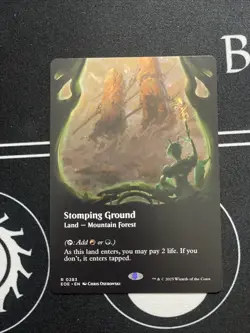 Stomping Ground (Borderless) Edge of Eternities Foil. Magic The Gathering, MTG - Image 1