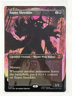 Super Shredder (Borderless) Teenage Mutant Ninja Turtles Foil - Image 1