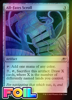 x1 All-Fates Scroll FOIL EOE Edge of Eternities MTG 234 M/NM 1x - Image 1
