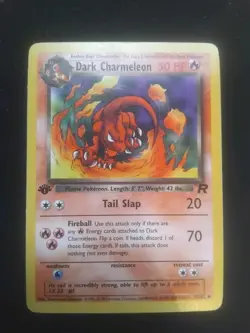 Pokemon Card Dark Charmeleon Team Rocket 1st Edition Uncommon 32/82 LP+ - Image 1