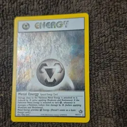 Pokemon TCG Metal Energy Holo Rare Neo Genesis 19/111 2000 English NM Clean - Image 1