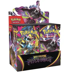 Pokemon TCG: Mega Evolution - Pitch Black Booster Box *PRESALE* - Image 1