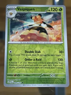 Vespiquen 009/193 Uncommon Paldea Evolved Pokemon Reverse Holo - Image 1