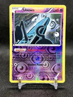 Pokemon Unown 30/98 Common Ancient Origins Reverse Holo MP - Image 1