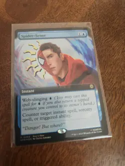 MTG Spider-Sense (Promo, Extended Art, Foil) - Marvel's Spider-Man (SPM) #0284 - Image 1