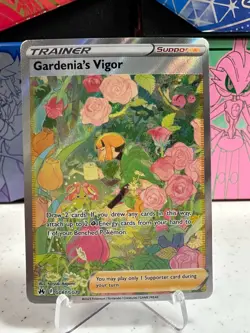 Gardenia's Vigor GG61/GG70 Ultra Rare Crown Zenith Galarian Gallery Pokemon NM - Image 1