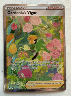 Gardenia's Vigor GG61/GG70 Ultra Rare Crown Zenith Galarian Gallery Pokemon NM - Image 2